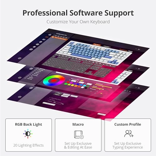 75% Percent Gaming Keyboard - Wired