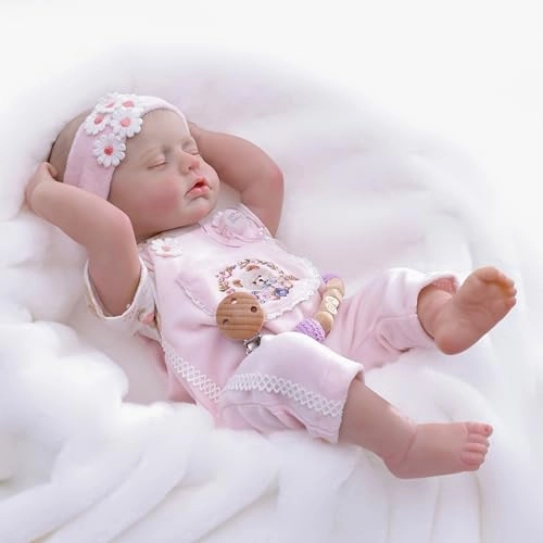 Cloveray Reborn Baby Doll - 20 Inch Full Body Vinyl Girl Ages 3+