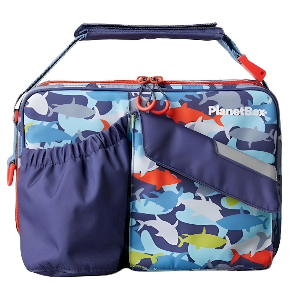 PlanetBox Rover/Launch Carry Lunchbag - Camo Shark