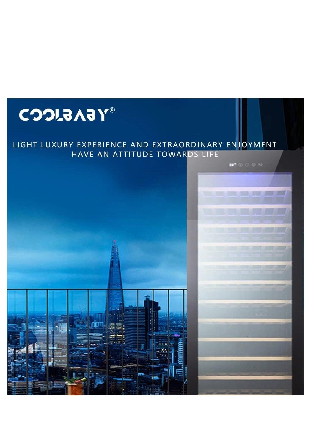 Thermostatic Wine Storage Cabinet - 110-Bottle 500L