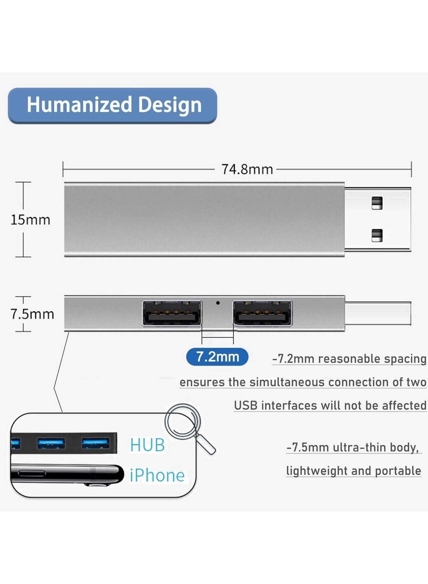 5-Port USB 3.0 Hub