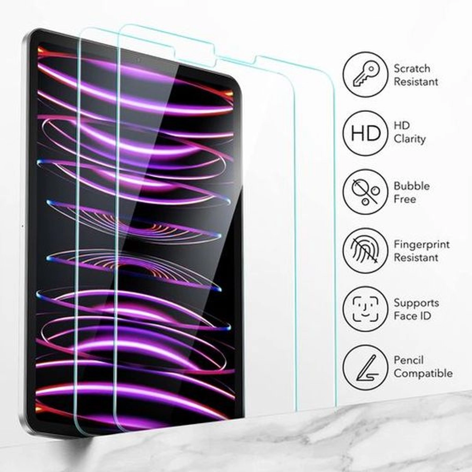 Ultra Clear Screen Protector for iPad Pro 12.9
