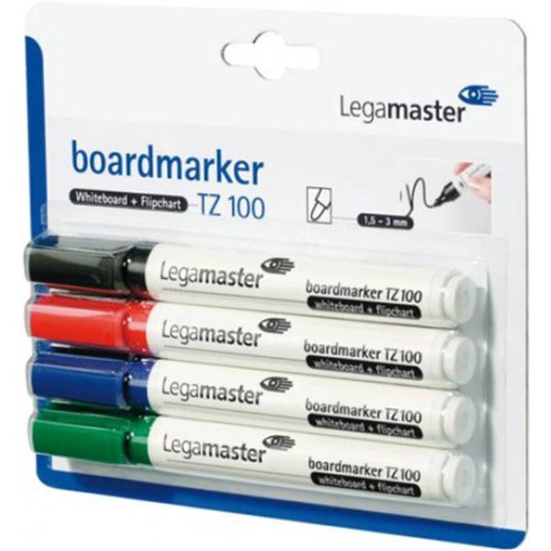 Legamaster TZ 100 - Black Red Blue Green Round Tip