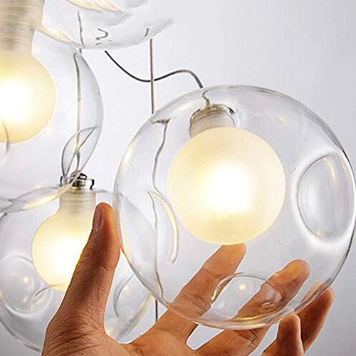 G4 Nordic Glass Globe Bubble Chandelier - 50 head