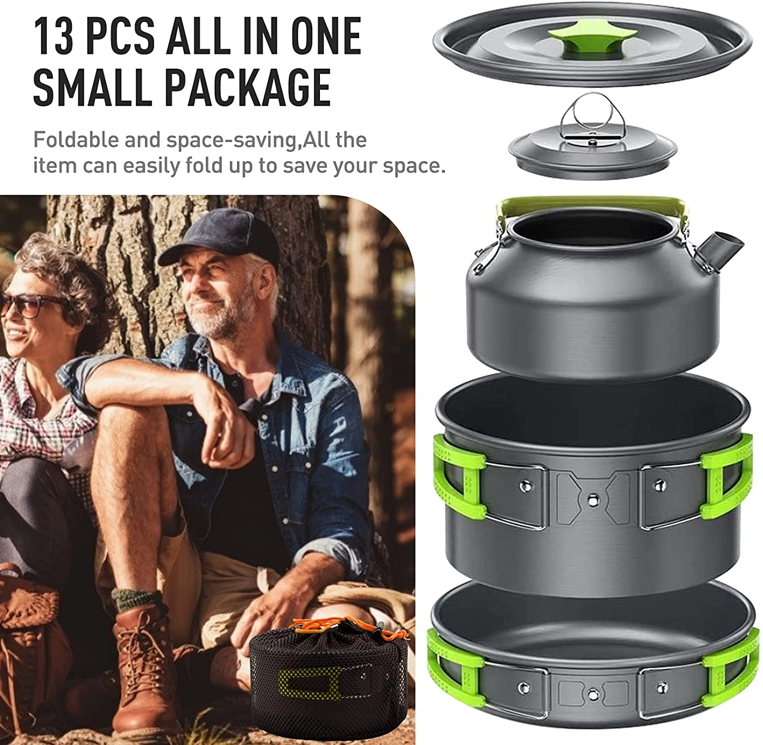 Camping Cookware Set - 13 piece(s) 0.8L