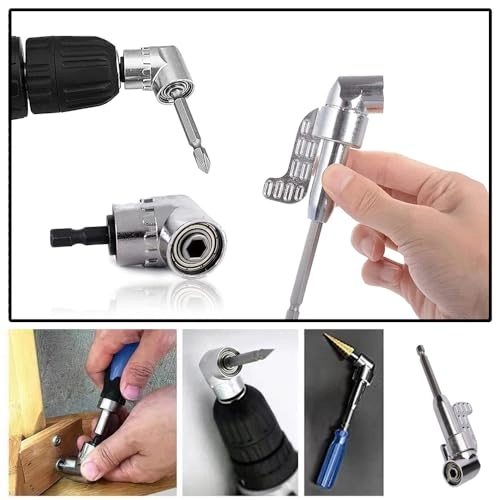 105 Degree Drill Adaptor - 2pcs 1/4" Hex Shank Magnetic