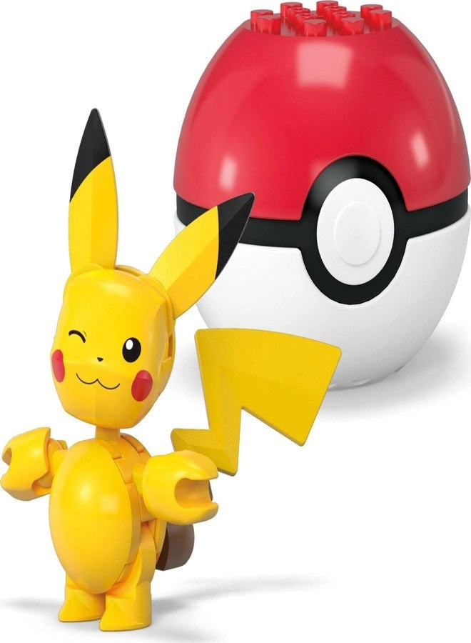 Pokémon Action Figure Building Toys Set - Poké Ball 2-Pack Pikachu and Ditto