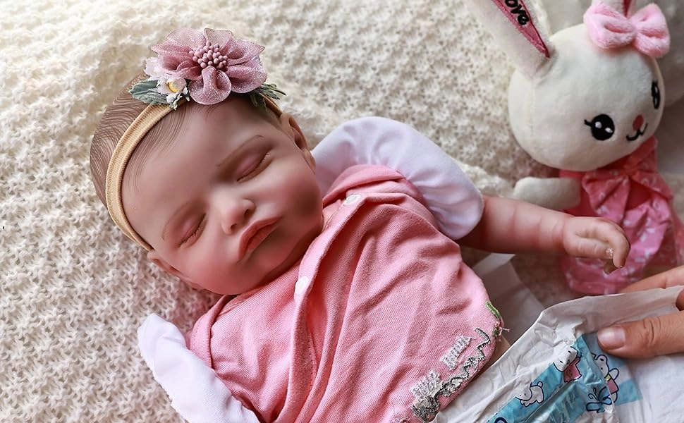 Rosalie Reborn Baby Doll - 20 Inch Full Silicone Vinyl Ages 3+