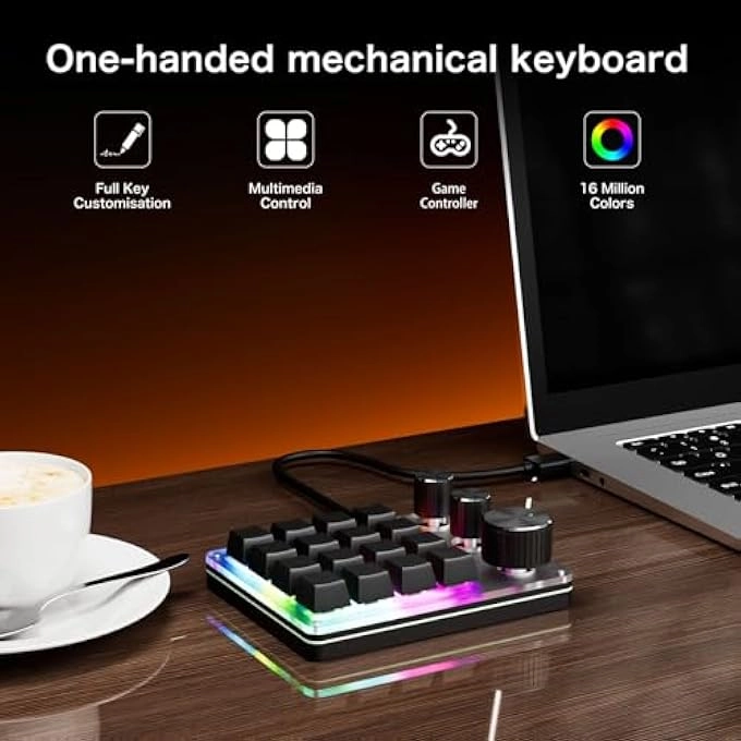 16 KEY PROGRAMMABLE MACRO PAD - Wired