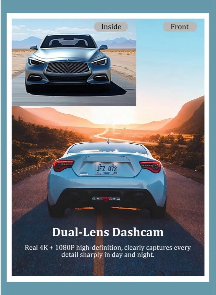 Dual Dash Cam - 4K