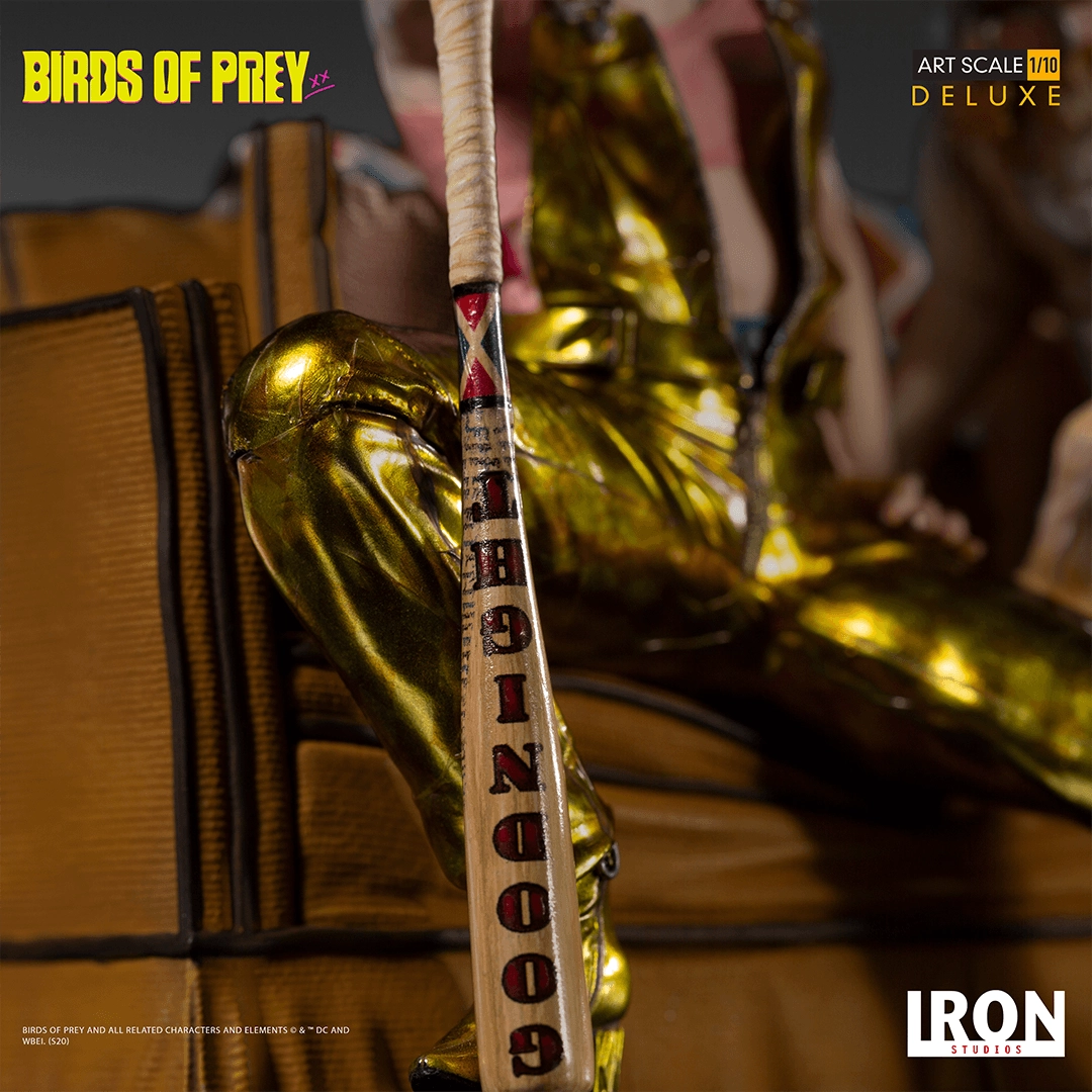 Harley Quinn & Bruce Deluxe Art Scale 1/10 - Birds of Prey Limited Edition Hand Painted Polystone