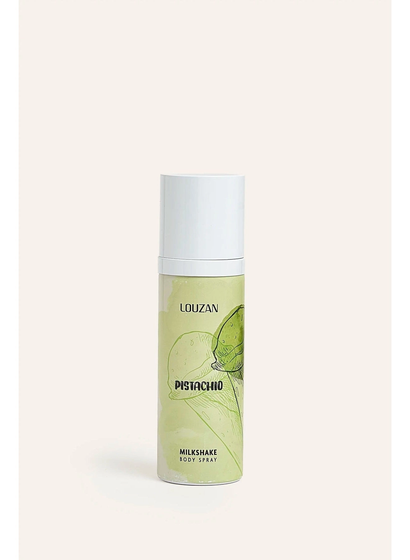 LOUZAN Pistachio Milkshake Body Spray - 100ml Pistachio, Raspberry & Tonka Bean Gourmand Fragrance