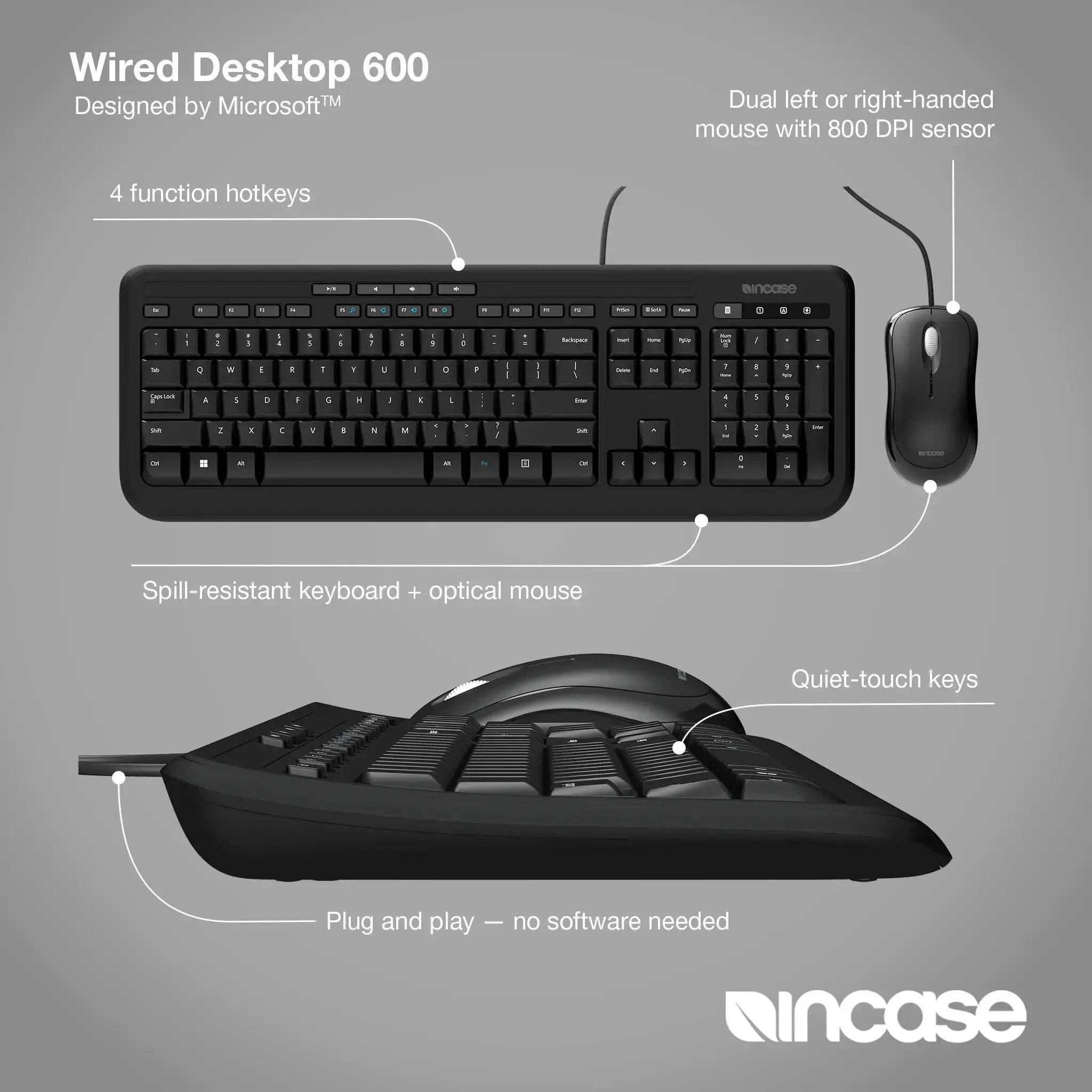 Wired Keyboard 600 - Wired