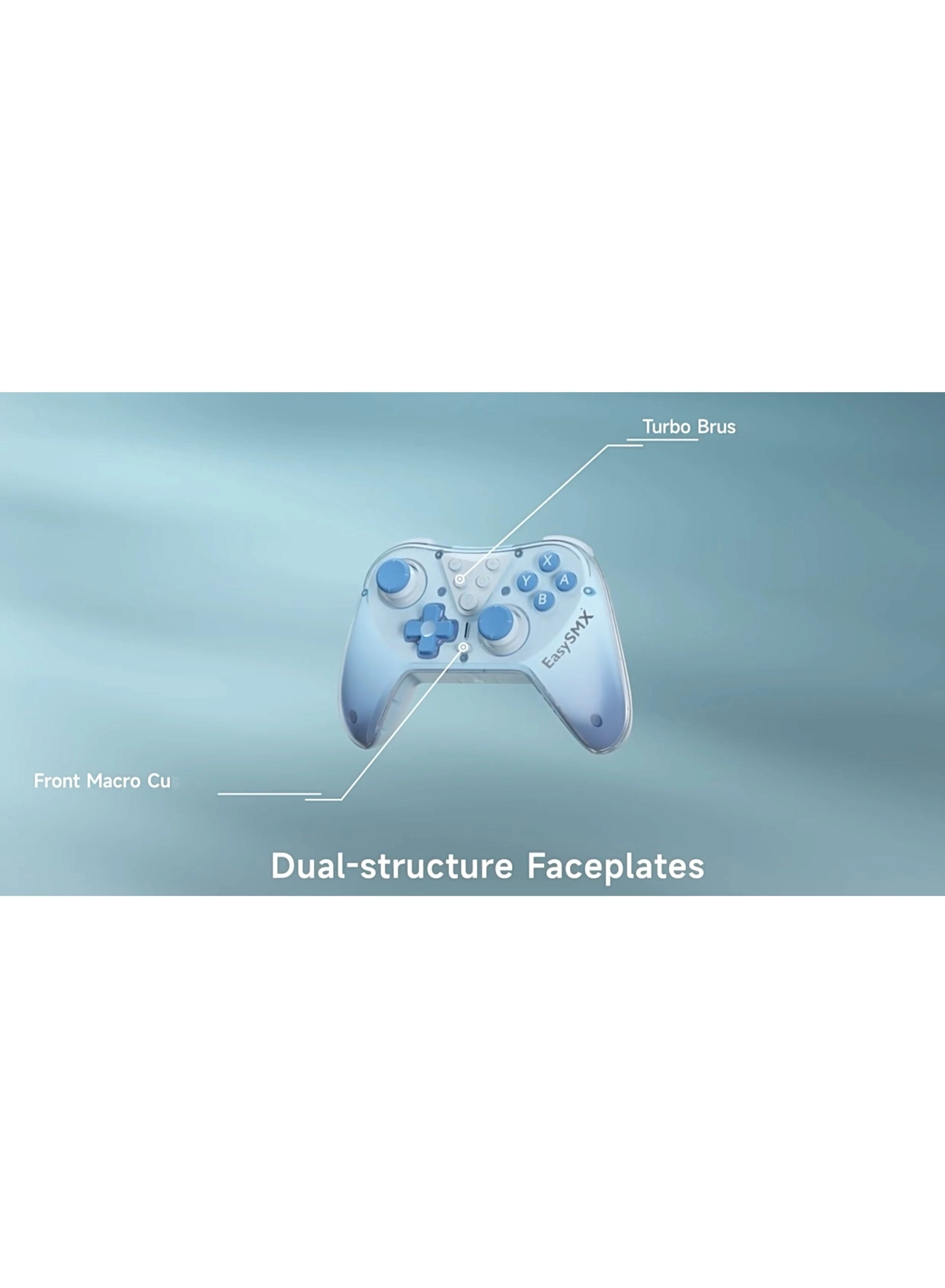 T39 - Transparent BLUE Nintendo Switch