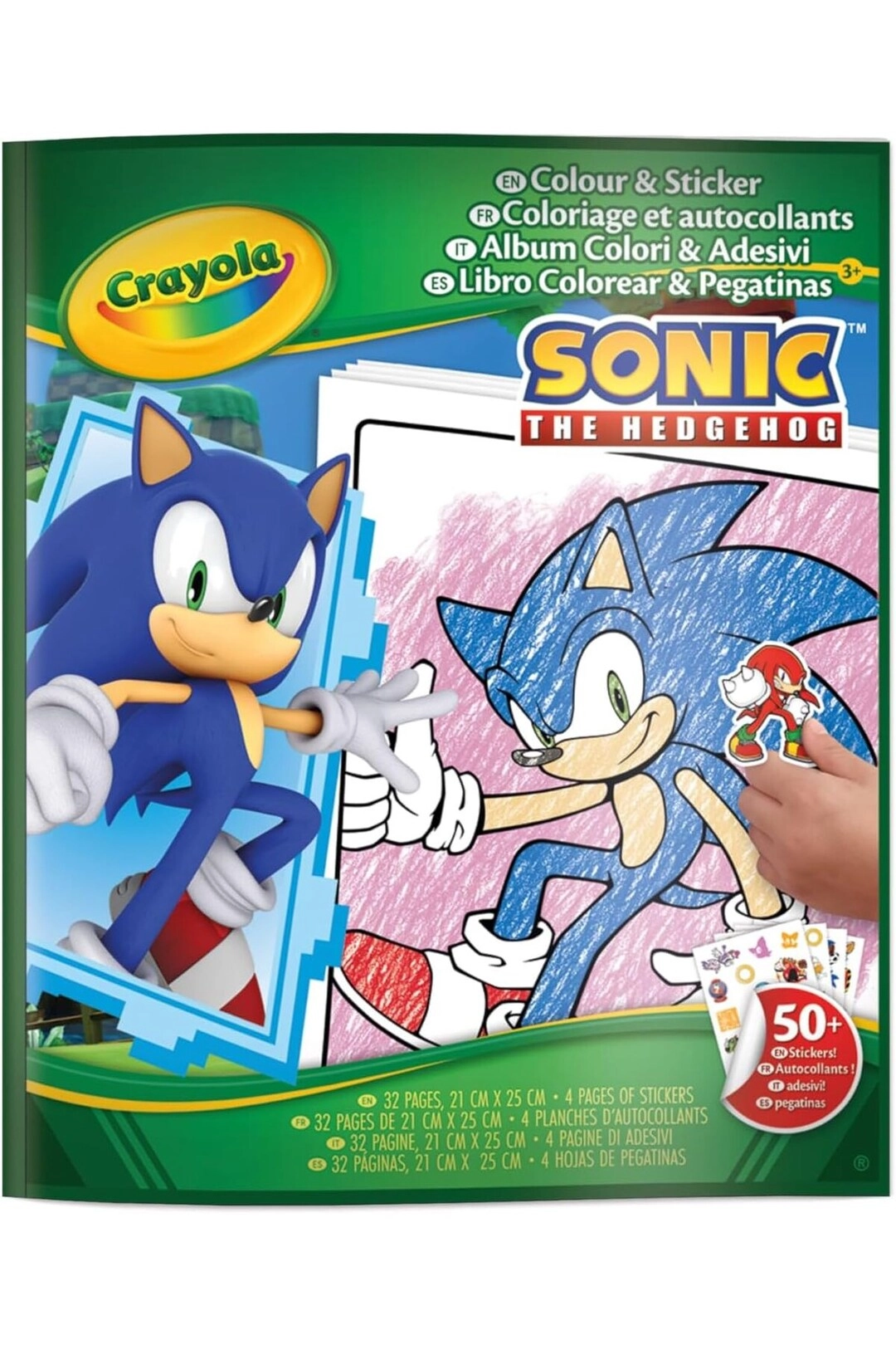 Sonic The Hedgehog Activity Sticker Book 4 pcs