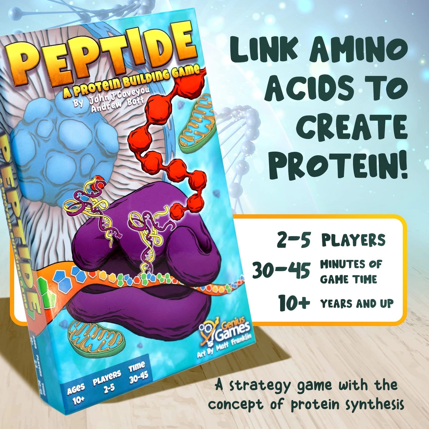 Peptide: A Protein Building Game - Strategy Card Game