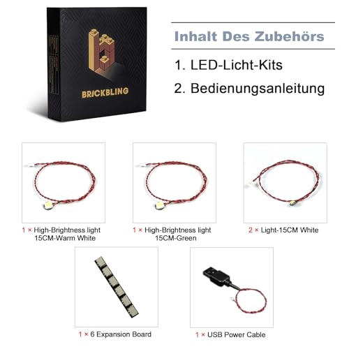 LED Light Set - Compatible with 31173 Tropical Toucan USB & Battery Powered