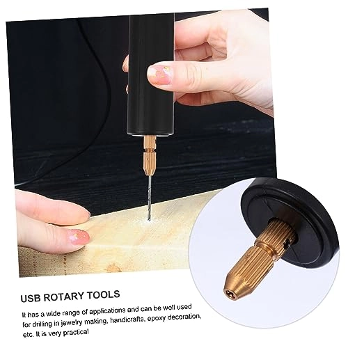 Usb Electric Drill - Handheld Portable Black