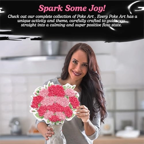 Poke Art Carnations Flower