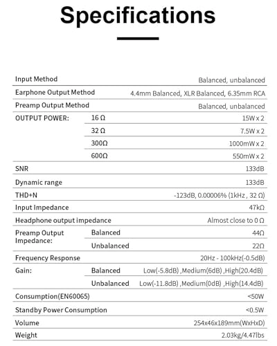H400 - 15W 4.4mm Balanced
