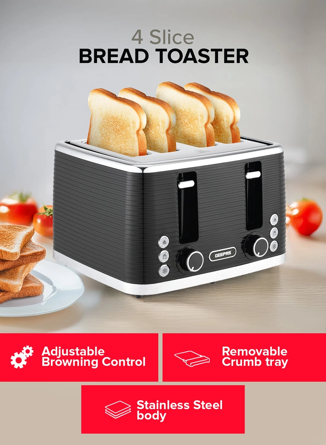 4 Slice Bread Toaster