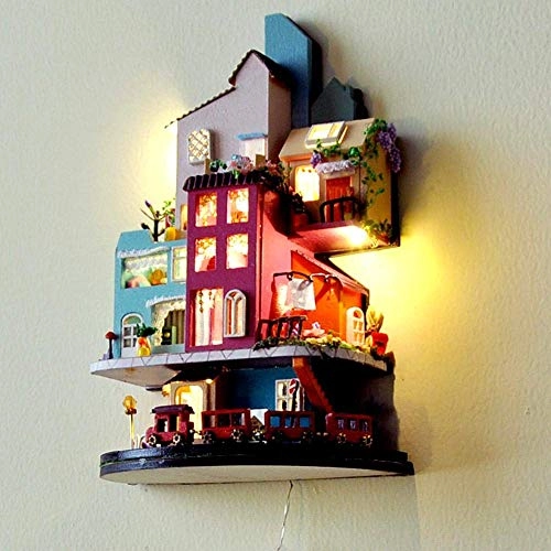 OUKA Dollhouse Kit - fairytale town 1:24