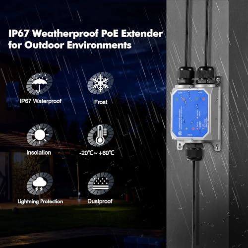 IP67 1 in 2 Out 2-ports