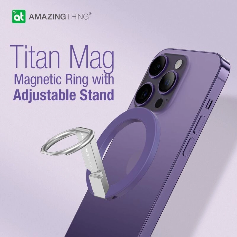 Titan Mag - Magnetic Grip Adjustable Stand Purple