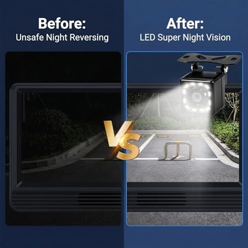 Car Backup Camera - Night Vision Wired 1080P