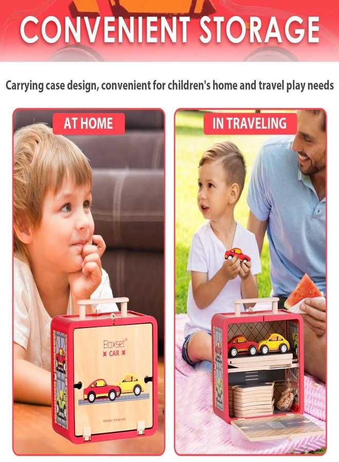 Wooden Toy Car Set