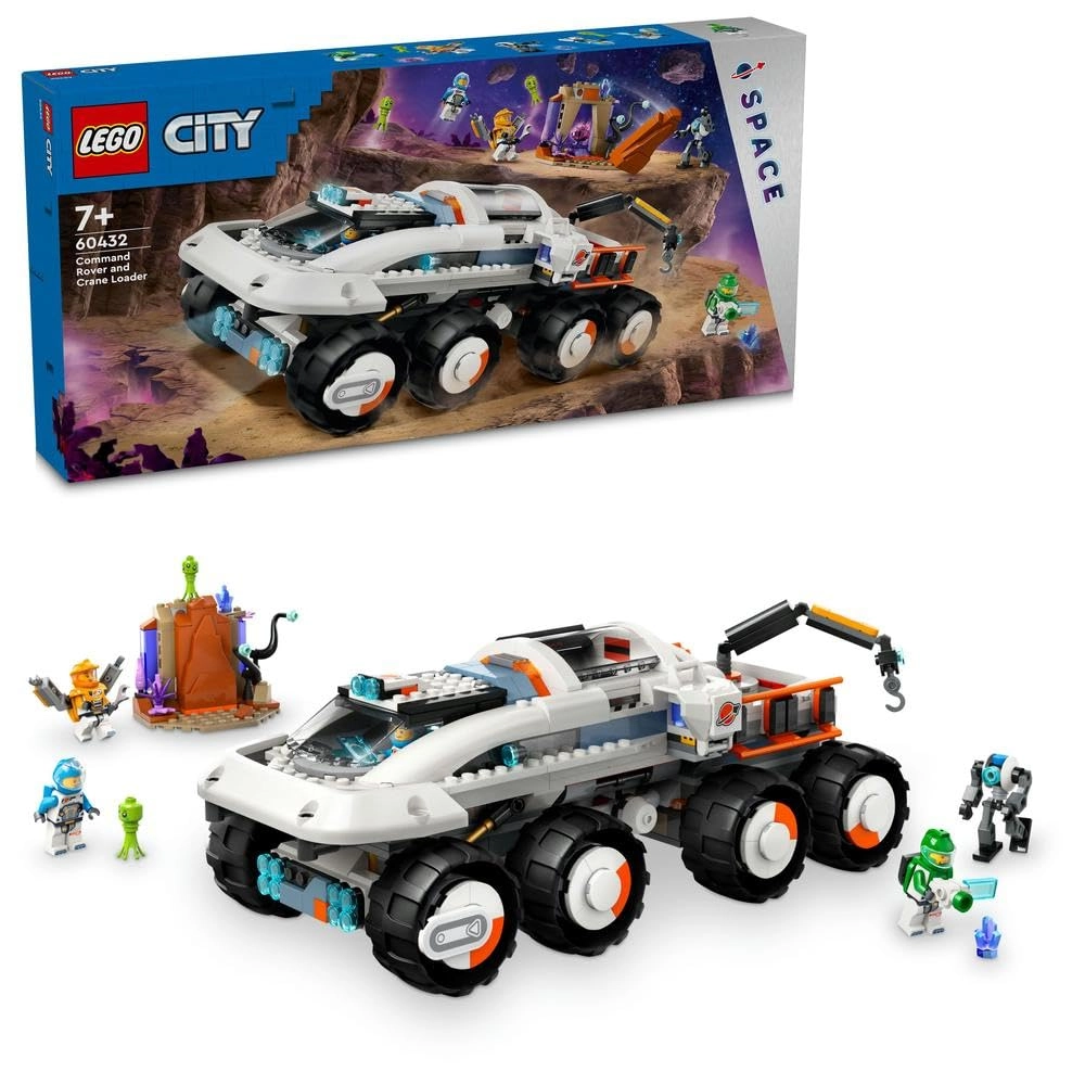 City Space Command Rover and Crane Loader (60432)