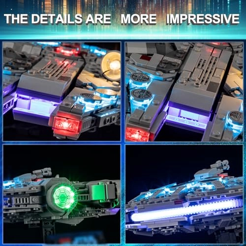 LED Light Kit for LEGO 75375 Millennium Falcon Set