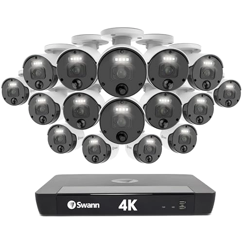 Master Security Camera System - 16 Cameras 16 channels 4K