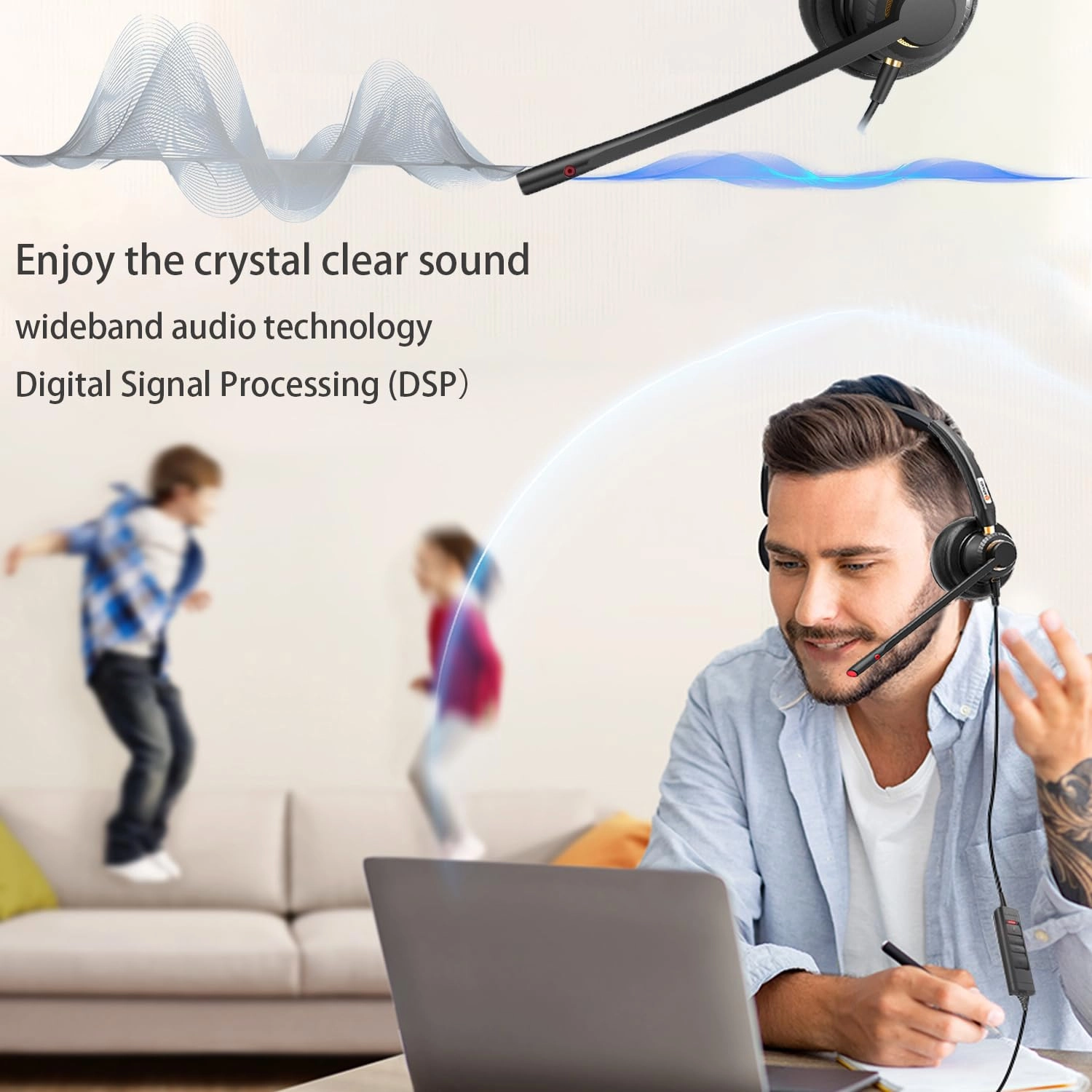 A802USB Wired Headset