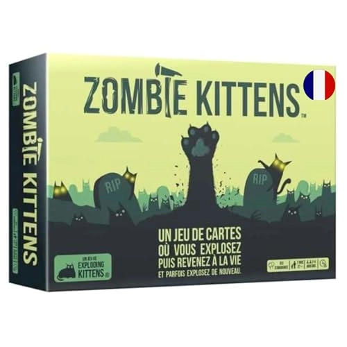 Exploding Kittens: Zombie Kittens - Card Game (French)