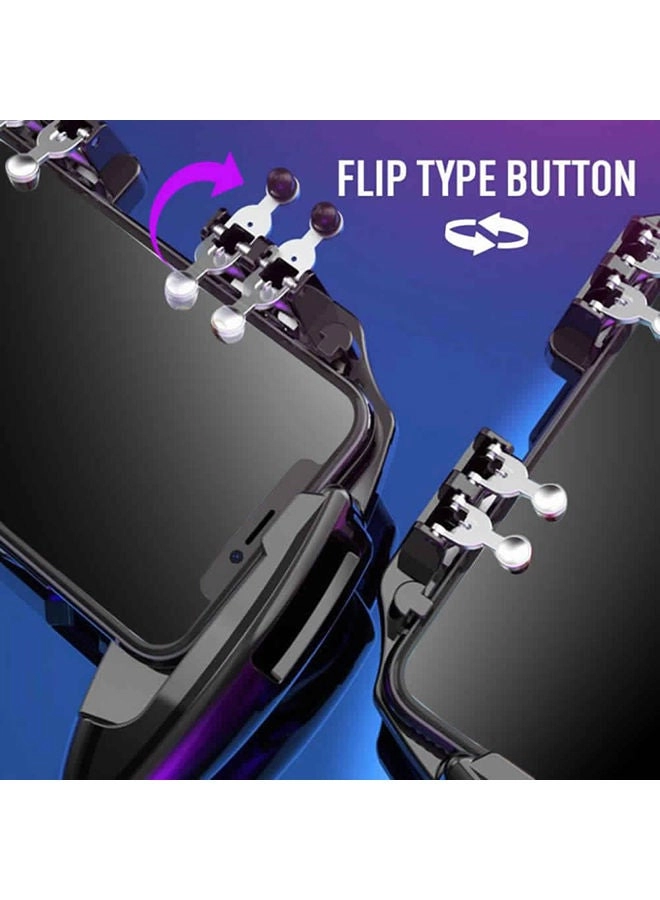 Six Finger Cooling Fan Phone Game Controller - wireless