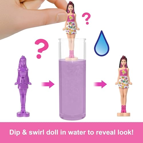 Barbie Mini BarbieLand - 5 Pack Pop Reveal 1.5" Mini Dolls
