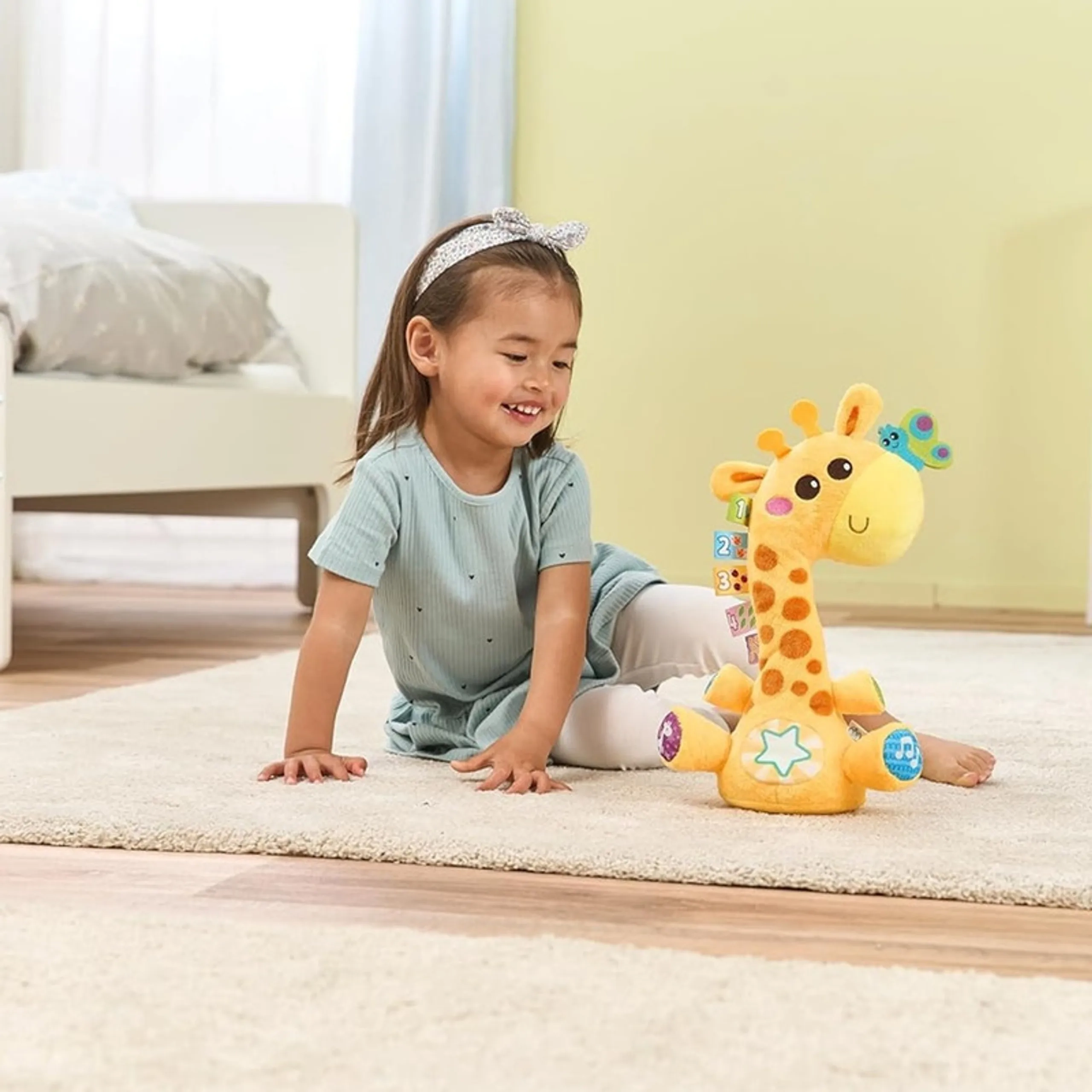 Dancing Colours Giraffe Musical Toy - 12 months+
