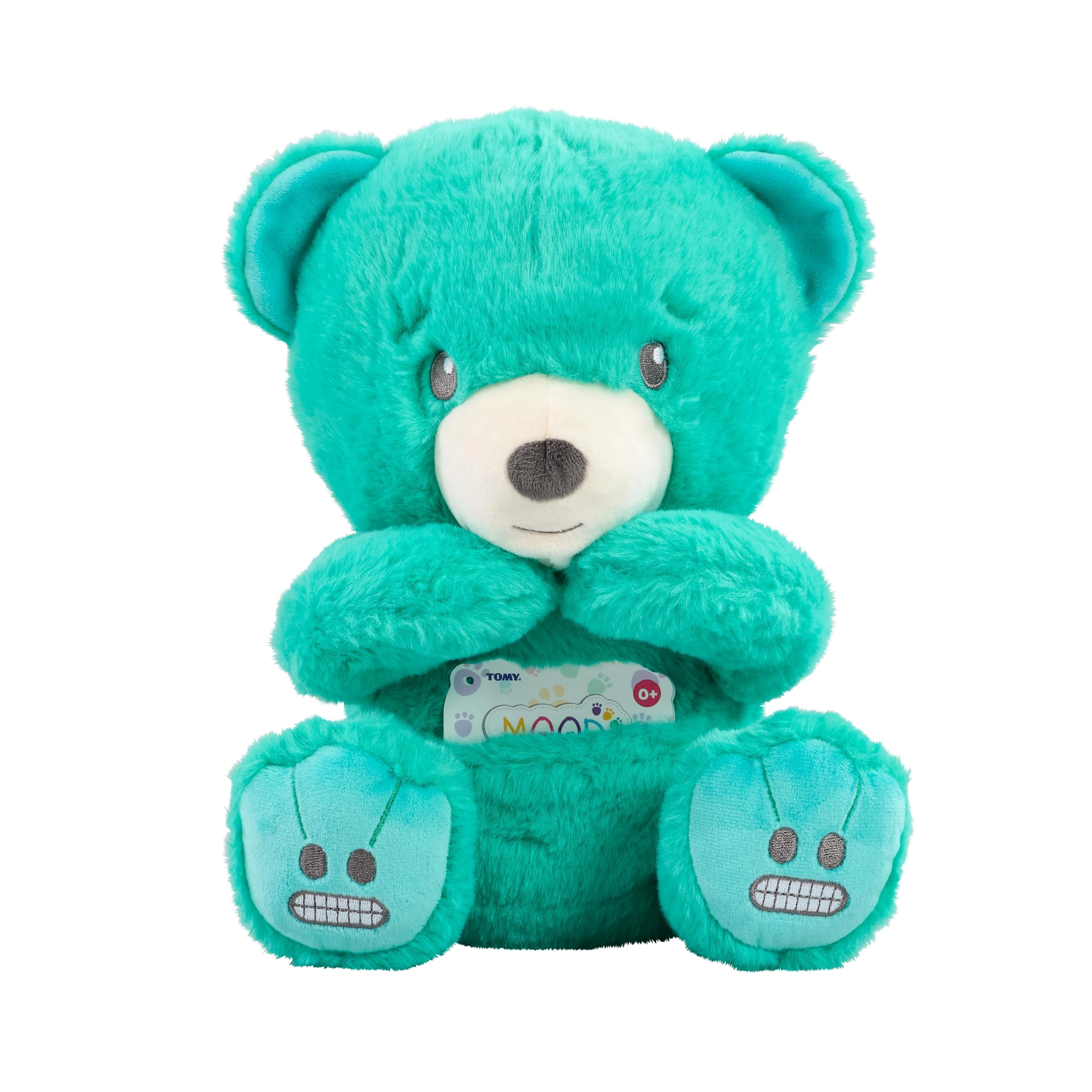 Tomy Nervous Bear 22.2 cm Plush Turquoise