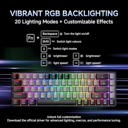 Dk68 - QWERTY Wired/Wireless