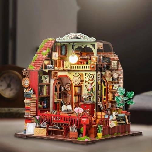 Miniature Wooden Dollhouse Furniture Kit - Creative Room 1:24