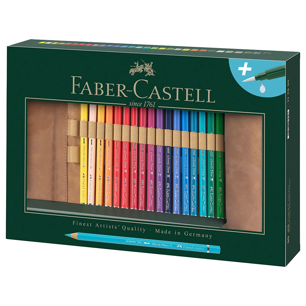 Faber-Castell Albrecht Durer watercolour Pencil roll - 30 Pencils