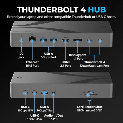 DST4MF - Thunderbolt 4 Docking Station 40Gbps USB4