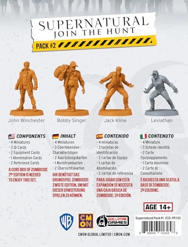 Zombicide Supernatural Character Pack 2