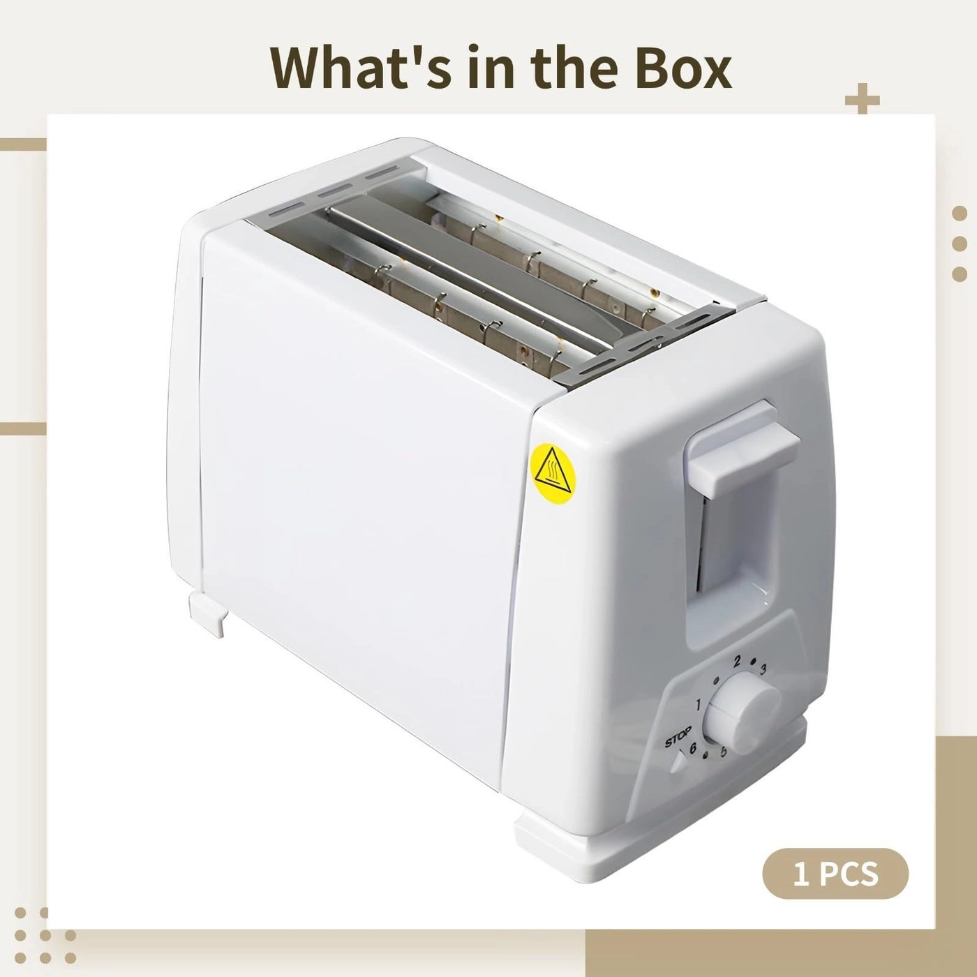 Wide Slot Toaster - 2 Slice