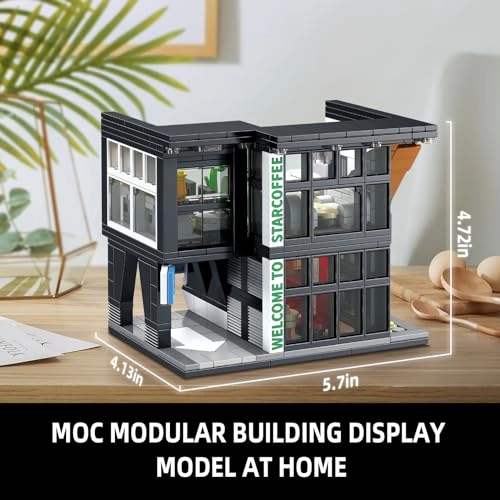 City Coffee House Architecture Building Blocks - 581 pcs