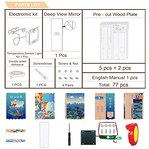 DIY Dollhouse Book Nook Kit - The Little Mermaid