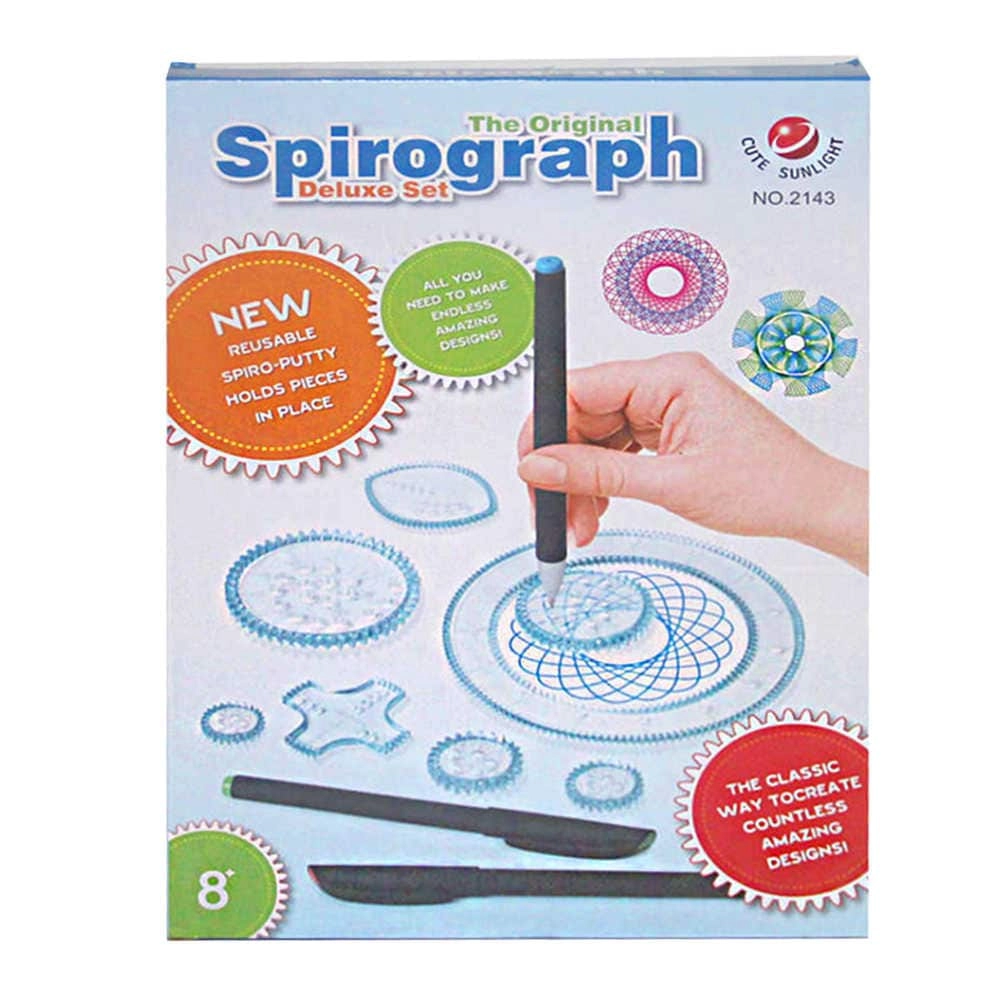 JOLLITY LLC Spirograph Deluxe Set - Tin Set Interlocking Gears