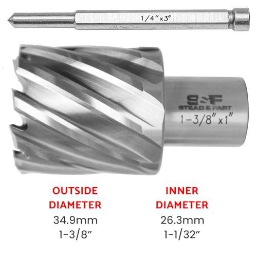 Annular Cutter - 1-3/8" x 1" HSS Weldon