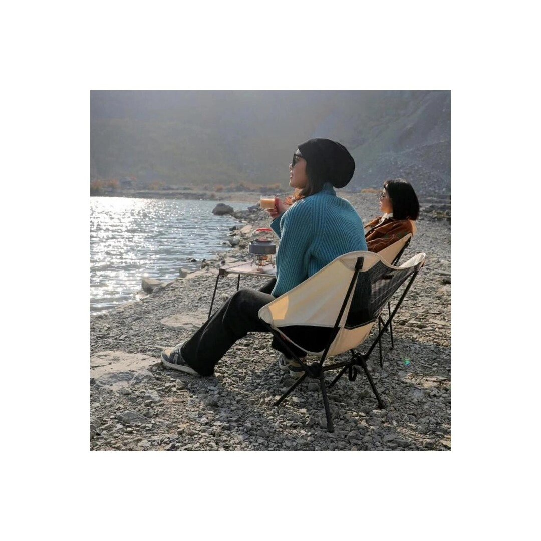 Folding Camping Chair - Black Lightweight